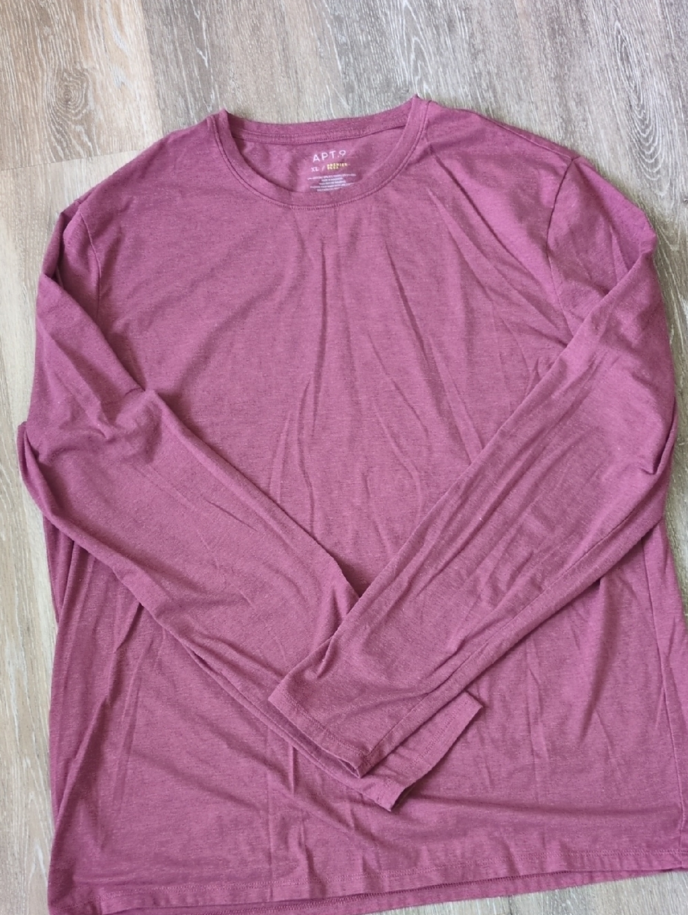 Apt. 9 Women's Long-Sleeve Crewneck Shirt - Mauve